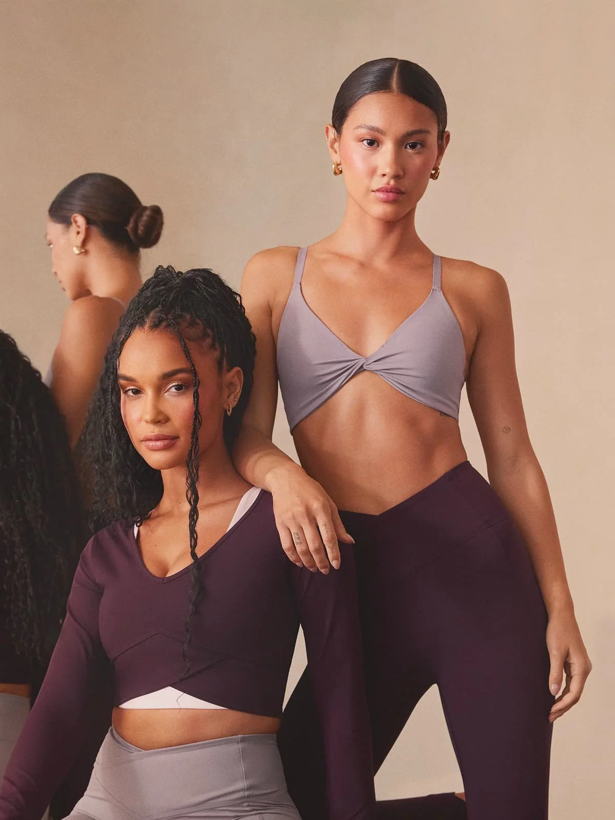 Crossover Long Sleeve Brown – Bild 2