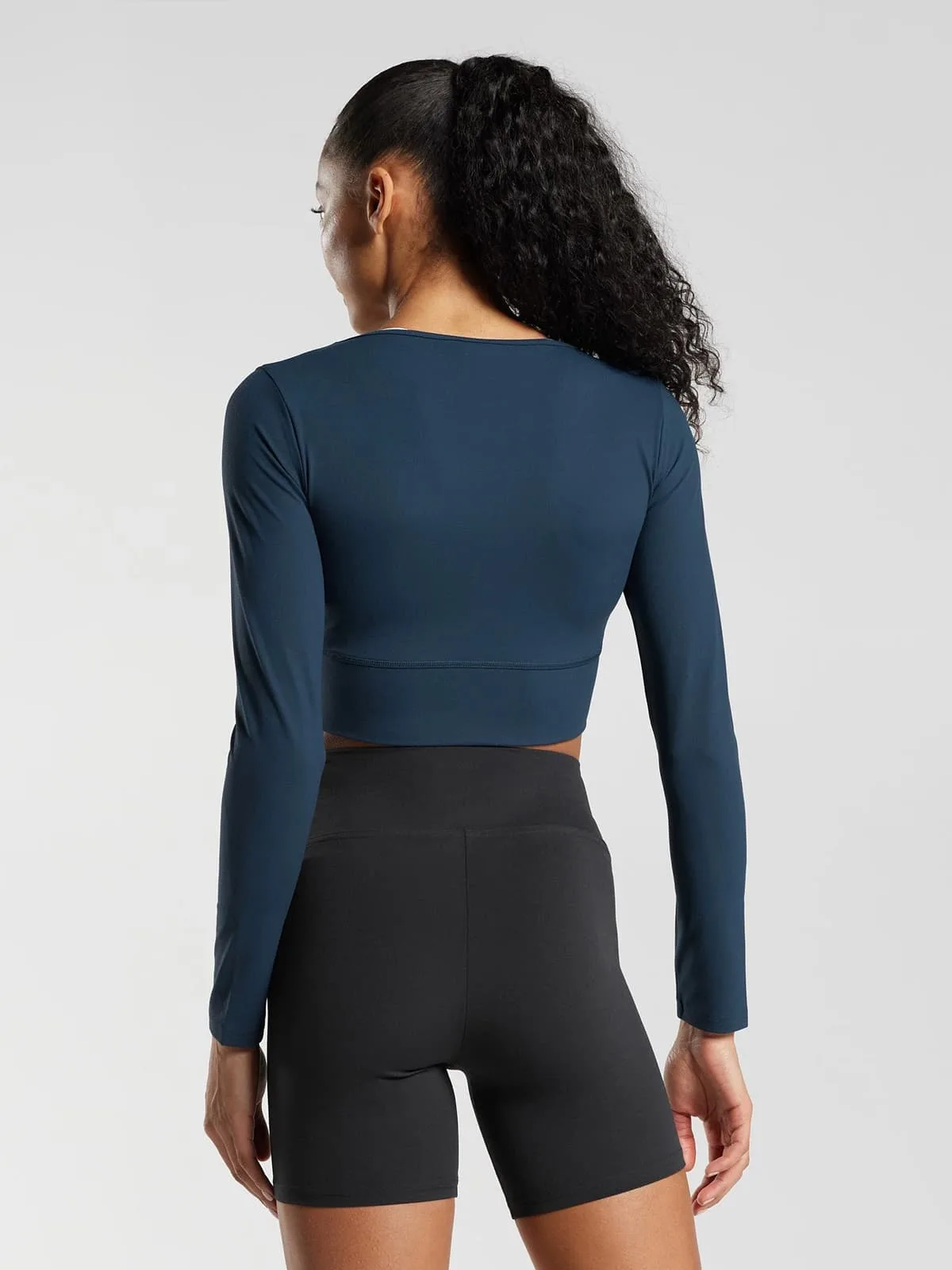 Crossover Long Sleeve Dark Blue – Bild 2